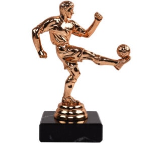 Fodboldfigur bronze