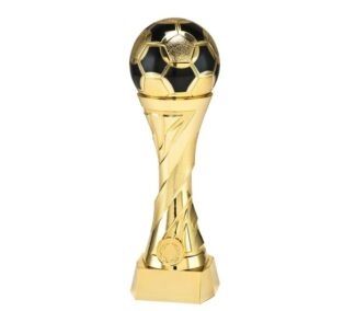 Stauette fodbold 230 mm guld