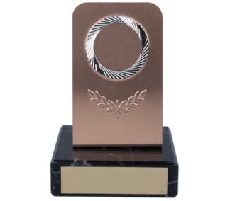 Alustatuette på marmor bronze